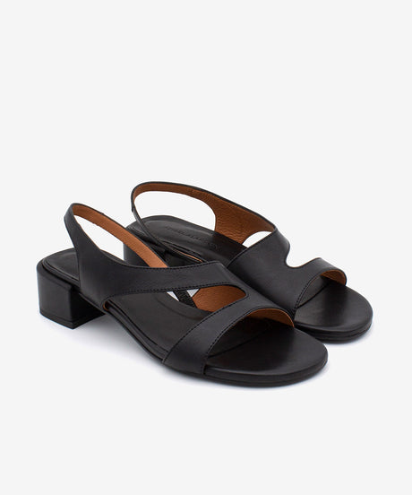 BASILIA – Sandalia de piel cómoda - Zapatos Negros - Zapatos de mujer Ángel Alarcón - Women Shoes 2026