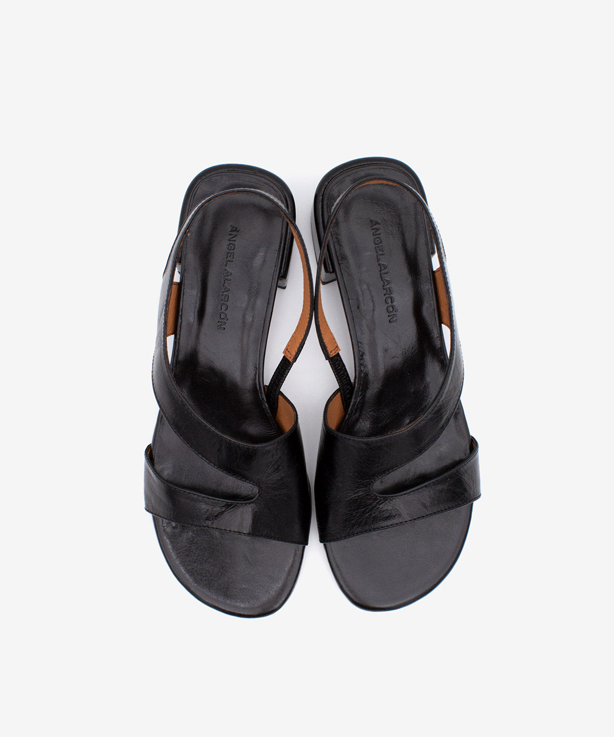 BASILIA – Sandalia de piel cómoda de piel texturizada - Zapatos Negros - Zapatos de mujer Ángel Alarcón - Women Shoes 2026