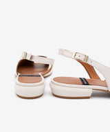 MATILDE – Bailarina destalonada peep toe de piel grano suave - Zapatos Negros - Zapatos de mujer Ángel Alarcón - Women Shoes 2026