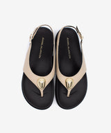 TERESA – Sandalia de dedo plana con suela EVA - Zapatos color cuero - Zapatos de mujer Ángel Alarcón - Women Shoes 2026