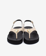 TERESA – Sandalia de dedo plana con suela EVA - Zapatos color cuero - Zapatos de mujer Ángel Alarcón - Women Shoes 2026