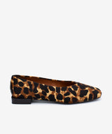 TIYU - Bailarina de puntera cuadrada básica de pelo print guepardo - Zapatos de mujer Ángel Alarcón - 2026 Women Shoes