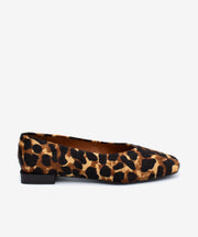 TIYU - Bailarina de puntera cuadrada básica de pelo print guepardo - Zapatos de mujer Ángel Alarcón - 2026 Women Shoes