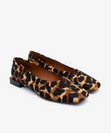 TIYU - Bailarina de puntera cuadrada básica de pelo print guepardo - Zapatos de mujer Ángel Alarcón - 2026 Women Shoes