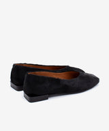 TIYU - Bailarina de puntera cuadrada básica de pelo poni print - Zapatos Negros - Zapatos de mujer Ángel Alarcón - Women Shoes 2026