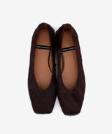 TIYU - Bailarina de puntera cuadrada básica de pelo poni print - Zapatos Negros - Zapatos de mujer Ángel Alarcón - Women Shoes 2026