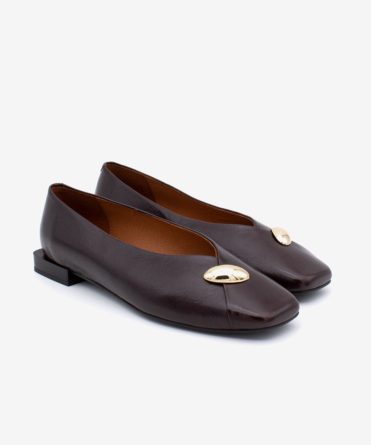 ASTRID - Salón de tacón ancho con ajuste elástico de piel texturizada - Zapatos m. oscuro - Zapatos de mujer Ángel Alarcón - Women Shoes 2026