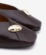 ASTRID - Salón de tacón ancho con ajuste elástico de piel texturizada - Zapatos m. oscuro - Zapatos de mujer Ángel Alarcón - Women Shoes 2026