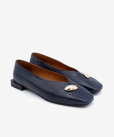 ASTRID - Salón de tacón ancho con ajuste elástico de piel texturizada - Zapatos m. oscuro - Zapatos de mujer Ángel Alarcón - Women Shoes 2026