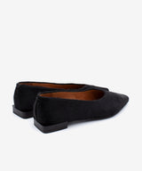 NAYU - Bailarina de puntera fina básicas de pelo poni - Zapatos Negros - Zapatos de mujer Ángel Alarcón - Women Shoes 2026