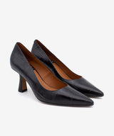 ELEANOR - Zapato de salón de tacón alto de piel print croco - Zapatos Negros - Zapatos de mujer Ángel Alarcón - Women Shoes 2026