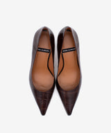 ELEANOR - Zapato de salón de tacón alto de piel print croco - Zapatos Negros - Zapatos de mujer Ángel Alarcón - Women Shoes 2026