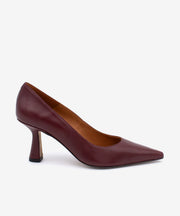 ELEANOR - Salón de tacón alto moderno en piel lisa - Zapatos burdeos - Zapatos de mujer Ángel Alarcón - Women Shoes 2026
