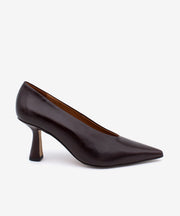 DAVINA - Estileto con tacón cómodo de piel texturizada - Zapatos m. oscuro - Zapatos de mujer Ángel Alarcón - Women Shoes 2026