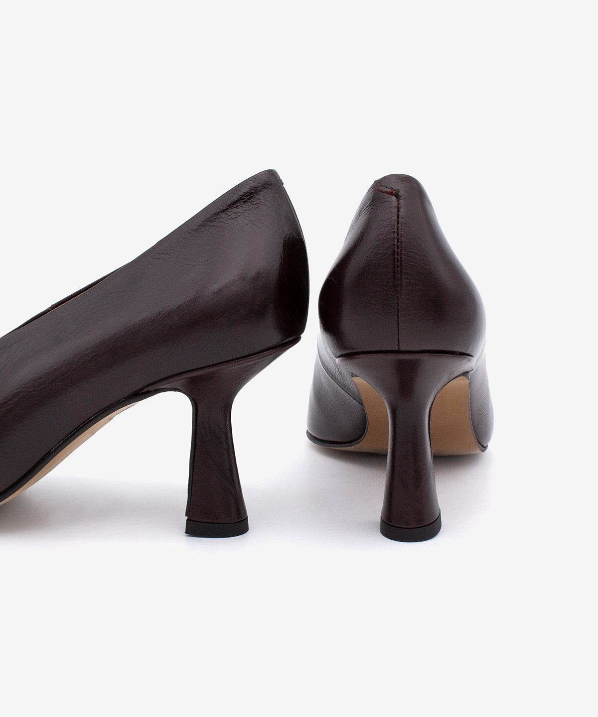 DAVINA - Estileto con tacón cómodo de piel texturizada - Zapatos m. oscuro - Zapatos de mujer Ángel Alarcón - Women Shoes 2026