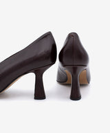 DAVINA - Estileto con tacón cómodo de piel texturizada - Zapatos m. oscuro - Zapatos de mujer Ángel Alarcón - Women Shoes 2026