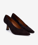 DAVINA - Estileto de mujer cómodo con tacón alto de pelo poni - Zapatos burdeos - Zapatos de mujer Ángel Alarcón - Women Shoes 2026