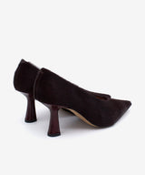 DAVINA - Estileto de mujer cómodo con tacón alto de pelo poni - Zapatos burdeos - Zapatos de mujer Ángel Alarcón - Women Shoes 2026