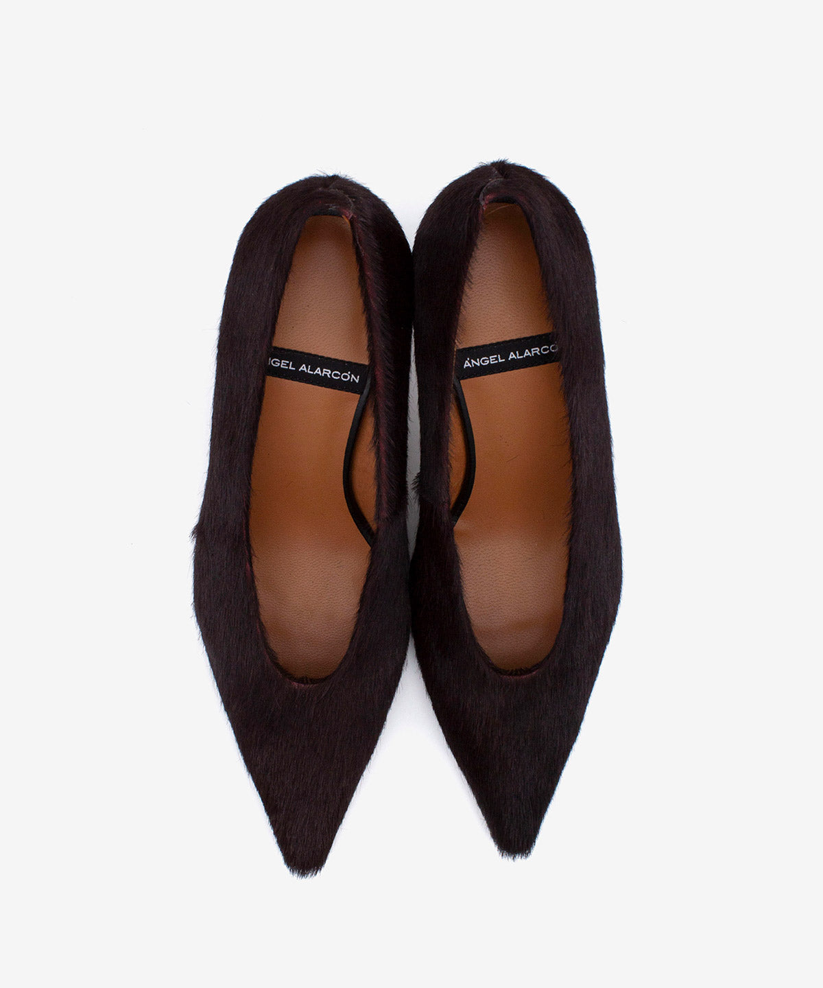 DAVINA - Estileto de mujer cómodo con tacón alto de pelo poni - Zapatos burdeos - Zapatos de mujer Ángel Alarcón - Women Shoes 2026