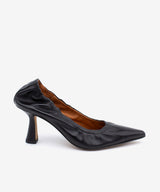 DAHLIA - Zapato de salón tipo rock and roll con tacón alto de piel - Zapatos Negros - Zapatos de mujer Ángel Alarcón - Women Shoes 2026