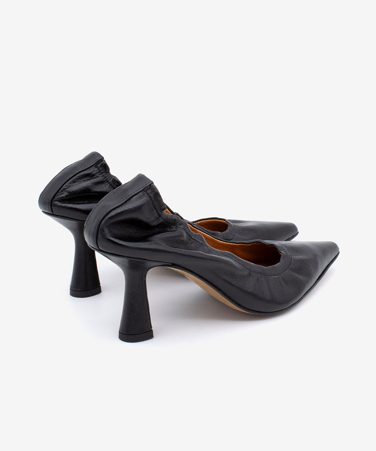 DAHLIA - Zapato de salón tipo rock and roll con tacón alto de piel - Zapatos Negros - Zapatos de mujer Ángel Alarcón - Women Shoes 2026