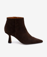 KAYLA - Botín de tacón alto con puntera fina en serraje - Zapatos m. oscuro - Zapatos de mujer Ángel Alarcón - Women Shoes 2026