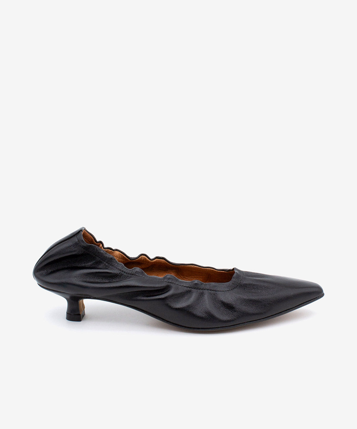 JOCELYN - Salón de puntera fina rock and roll de ajuste elástico de piel ligera - Zapatos Negros - Zapatos de mujer Ángel Alarcón - Women Shoes 2026