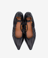JOCELYN - Salón de puntera fina rock and roll de ajuste elástico de piel ligera - Zapatos Negros - Zapatos de mujer Ángel Alarcón - Women Shoes 2026
