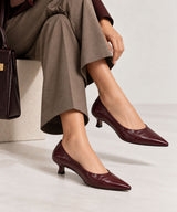 JOCELYN - Salón de puntera fina rock and roll de ajuste elástico de piel ligera - Zapatos Negros - Zapatos de mujer Ángel Alarcón - Women Shoes 2026