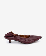 JOCELYN - Salón de puntera fina rock and roll de ajuste elástico de piel ligera - Zapatos burdeos - Zapatos de mujer Ángel Alarcón - Women Shoes 2026