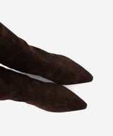 ELSA - Bota alta de tacón bajo con caña alta de serraje print croco - Zapatos m. oscuro - Zapatos de mujer Ángel Alarcón - Women Shoes 2026