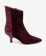 CHANTEL - Botín de mujer elegante con tacón de serraje y print cocodrilo - Zapatos taupe - Zapatos de mujer Ángel Alarcón - Women Shoes 2026
