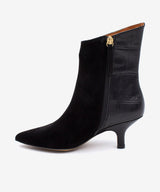 CHANTEL - Botín de mujer elegante con tacón de serraje y print cocodrilo - Zapatos Negros - Zapatos de mujer Ángel Alarcón - Women Shoes 2026