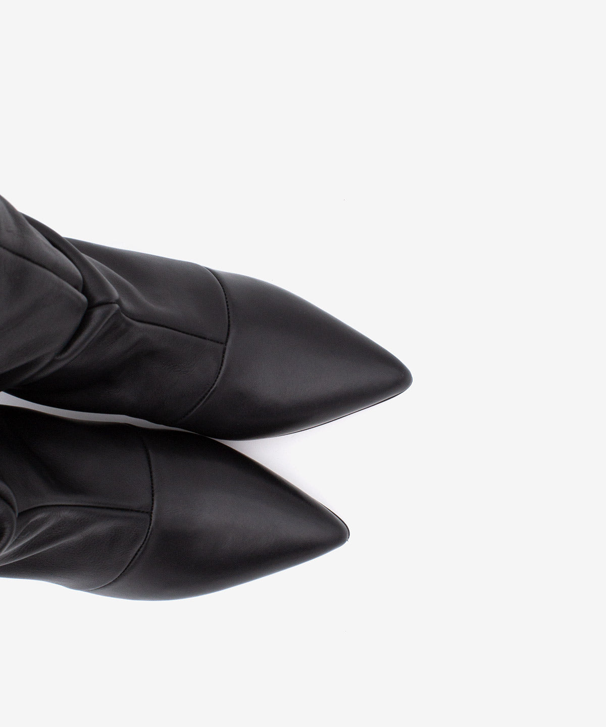 LISETTE - Botín arrugado de tacón fino cómodo en piel - Zapatos Negros - Zapatos de mujer Ángel Alarcón - Women Shoes 2026