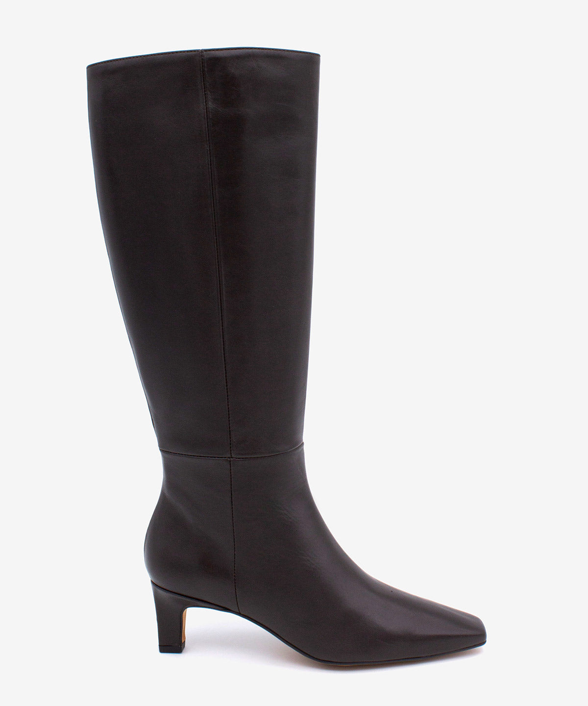 AVALON - Bota alta con cremallera y tacón de piel lisa - Zapatos m. oscuro - Zapatos de mujer Ángel Alarcón - Women Shoes 2026