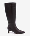 AVALON - Bota alta con cremallera y tacón de piel lisa - Zapatos m. oscuro - Zapatos de mujer Ángel Alarcón - Women Shoes 2026