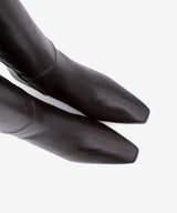 AVALON - Bota alta con cremallera y tacón de piel lisa - Zapatos Negros - Zapatos de mujer Ángel Alarcón - Women Shoes 2026
