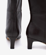 AVALON - Bota alta con cremallera y tacón de piel lisa - Zapatos Negros - Zapatos de mujer Ángel Alarcón - Women Shoes 2026