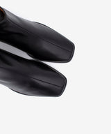 ARWEN - Botín cómodo de tacón ancho con puntera cuadrada de piel lisa - Zapatos Negros - Zapatos de mujer Ángel Alarcón - Women Shoes 2026