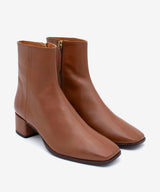 GRETEL - Botín de tacón cómodo ancho de piel lisa - Zapatos Negros - Zapatos de mujer Ángel Alarcón - Women Shoes 2026