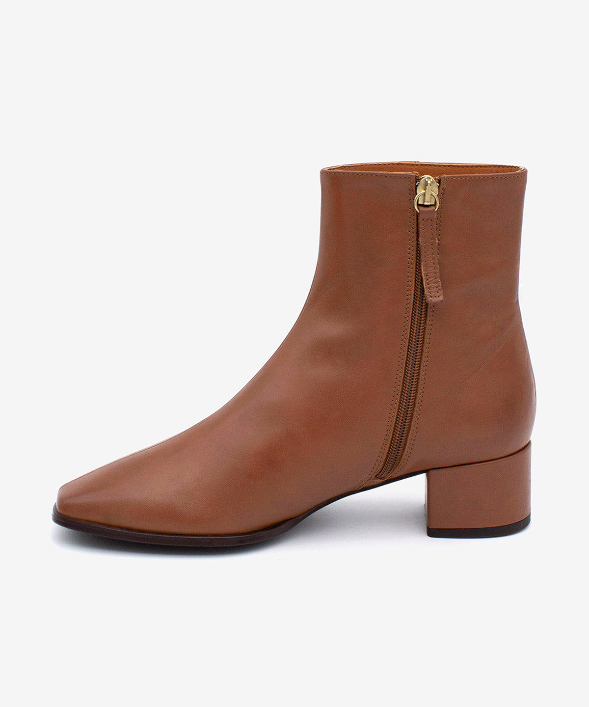 GRETEL - Botín de tacón cómodo ancho de piel lisa - Zapatos Negros - Zapatos de mujer Ángel Alarcón - Women Shoes 2026