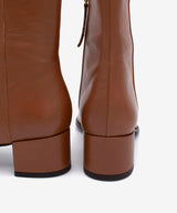 GRETEL - Botín de tacón cómodo ancho de piel lisa - Zapatos Negros - Zapatos de mujer Ángel Alarcón - Women Shoes 2026