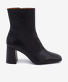 DRIMIA - Botín de tacón alto y ancho de piel lisa - Zapatos Negros - Zapatos de mujer Ángel Alarcón - Women Shoes 2026