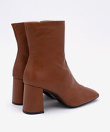 DRIMIA - Botín de tacón alto y ancho de piel lisa - Zapatos Negros - Zapatos de mujer Ángel Alarcón - Women Shoes 2026