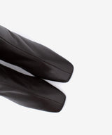 DRIMIA - Botín de mujer cómodo de tacón alto y ancho de piel lisa - Zapatos Negros - Zapatos de mujer Ángel Alarcón - Women Shoes 2026