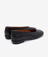 KATYA - Bailarina de mujer de tacón bajo cómodo de piel suave - Zapatos Negros - Zapatos de mujer Ángel Alarcón - Women Shoes 2026