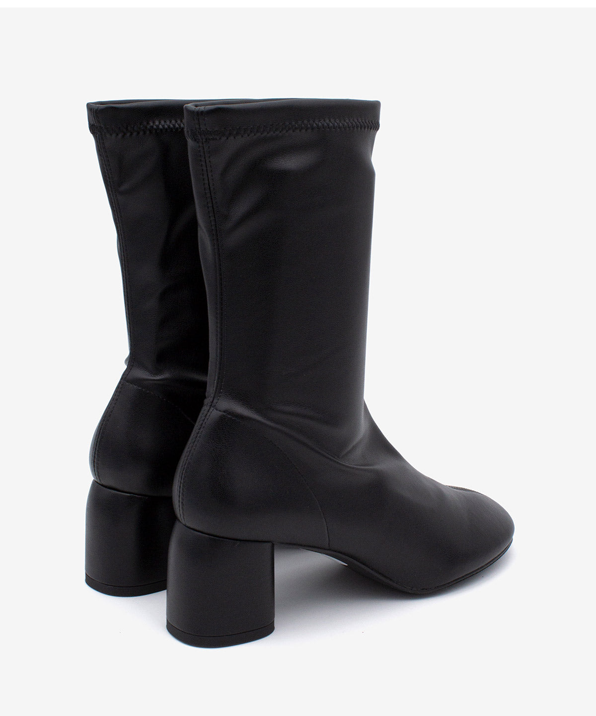 MADEL - Bota calcetín elástica con tacón de bloque - Zapatos Negros - Zapatos de mujer Ángel Alarcón - Women Shoes 2026