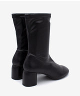 MADEL - Bota calcetín elástica con tacón de bloque - Zapatos Negros - Zapatos de mujer Ángel Alarcón - Women Shoes 2026