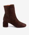 MURIELLE - Botín de tacón de diseño con puntera redonda de serraje - Zapatos m. oscuro - Zapatos de mujer Ángel Alarcón - Women Shoes 2026