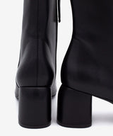 MURIELLE - Botín de mujer de tacón de diseño con puntera redonda de piel suave - Zapatos Negros - Zapatos de mujer Ángel Alarcón - Women Shoes 2026